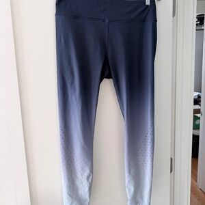 Athleta Ombre Perforated Leggings – Size Large